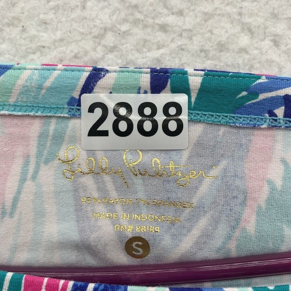Lilly Pulitzer Sophie Dress Small S Light As A Feather Colorful UPF 50 Southern - Picture 15 of 15